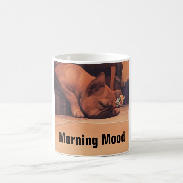 Morning Mood Pug Mug (Center)