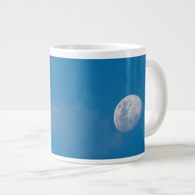 Morning Moon | Zambia, Africa Giant Coffee Mug (Front Right)