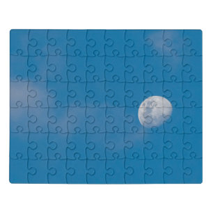 Morning Moon Zambia, Africa Jigsaw Puzzle