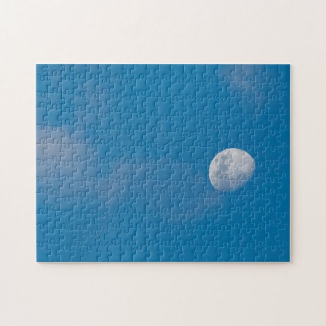 Morning Moon | Zambia, Africa Jigsaw Puzzle (Horizontal)