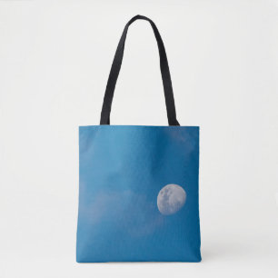 Morning Moon   Zambia, Africa Tote Bag