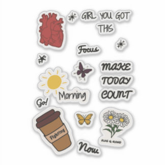 Morning Motivational Sticker Sheet
