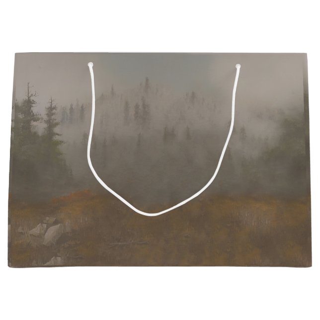 "Morning Mountain" Large Gift Bag (Front)