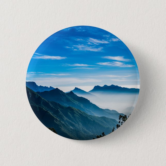 Morning Mountain Mist Button (Front)