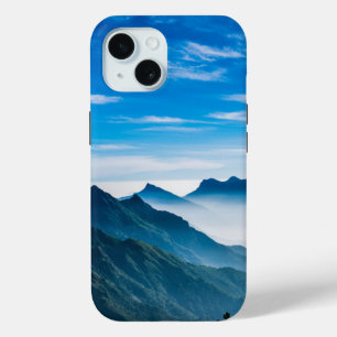 Morning Mountains Mist Landscape iPhone 15 Case
