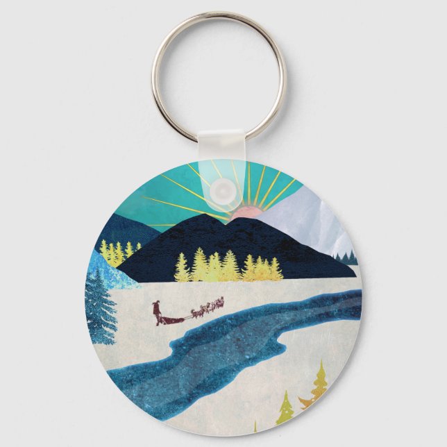 Morning Musher Keychain (Back)