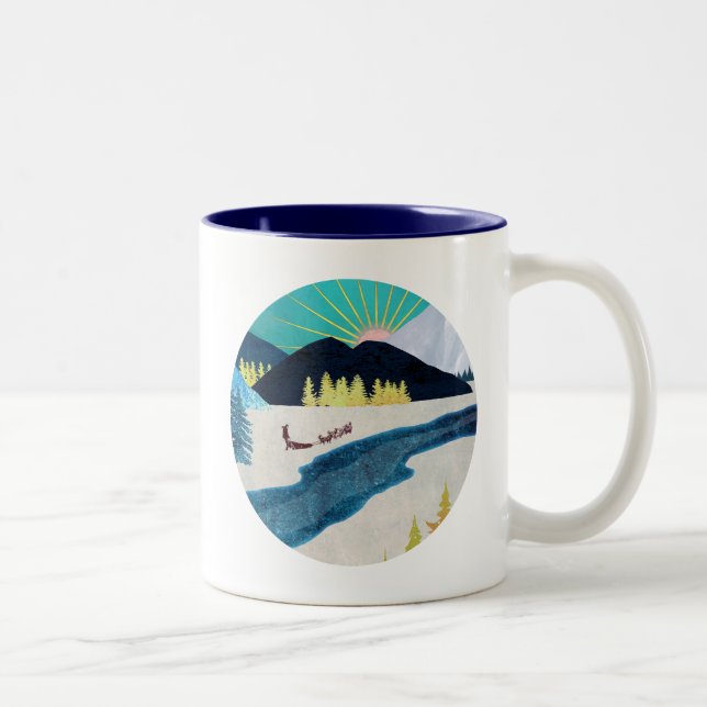 Morning Musher Two-Tone Coffee Mug (Right)