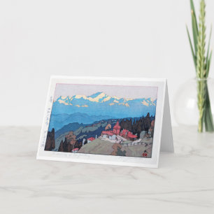 Morning of Darjeeling, Hiroshi Yoshida Card