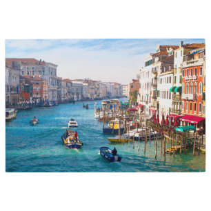 MORNING ON THE GRAND CANAL Metal Wall Art