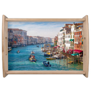 MORNING ON THE GRAND CANAL Serving Tray