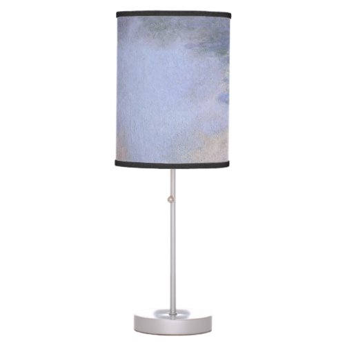 Morning on the Seine near Giverny by Claude Monet Table Lamp