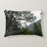 Morning on the Trail to Vernal Falls in Yosemite Decorative Pillow