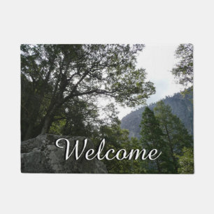 Morning on the Trail to Vernal Falls in Yosemite Doormat