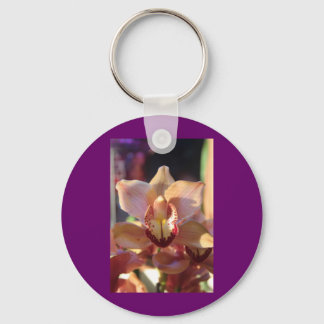 Morning Orchid Keychain