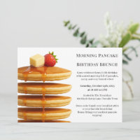 Morning Pancake Birthday Brunch | Cozy Weekend