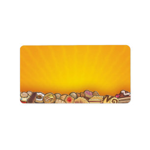 morning pastries ~ label