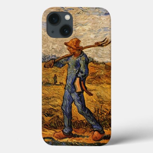 Morning Peasant Couple by Vincent van Gogh iPhone 13 Case