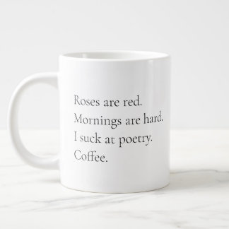 Morning Poetry Giant Coffee Mug