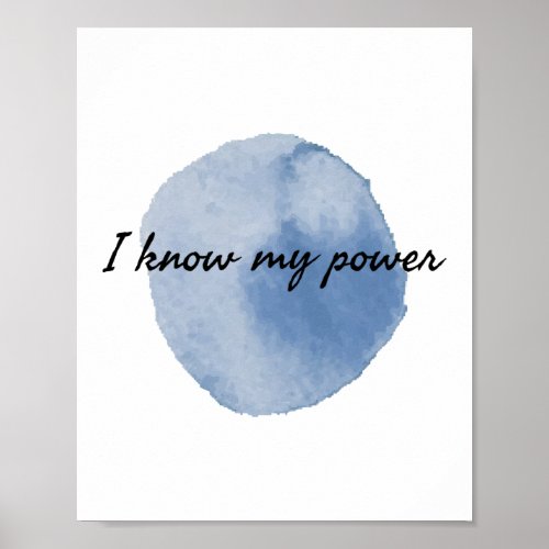 morning positive affirmations for hard workers poster