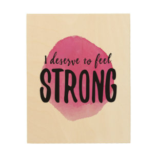 morning positive affirmations to work hard wood wall art
