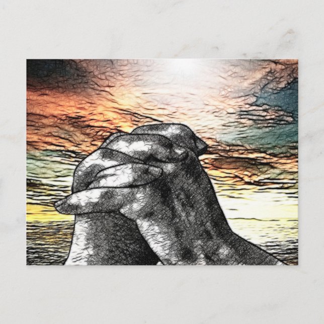 Morning Prayer Catholic Christian Postcard (Front)