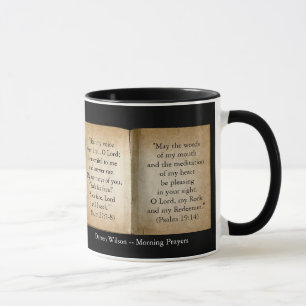 Morning Prayers Scripture Mug (Personalized)