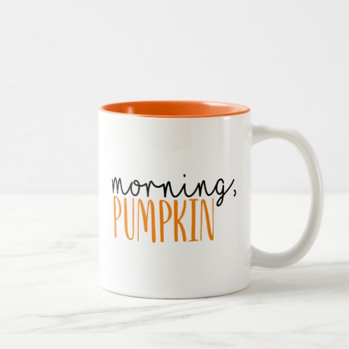 Morning Pumpkin Fall Coffee Mug