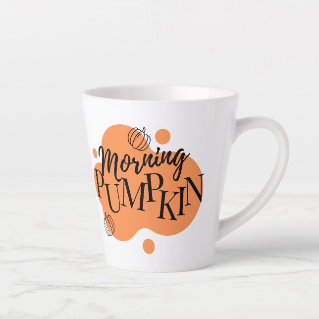 Morning Pumpkin Latte Mug (Right)
