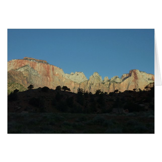 Morning Red Rocks at Zion National Park (Front Horizontal)