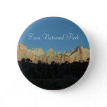 Morning Red Rocks at Zion National Park Button
