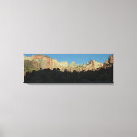 Morning Red Rocks at Zion National Park Canvas Print