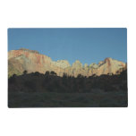 Morning Red Rocks at Zion National Park Placemat
