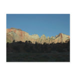 Morning Red Rocks at Zion National Park Postcard