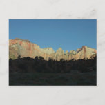 Morning Red Rocks at Zion National Park Postcard