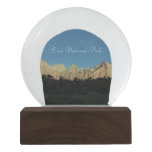 Morning Red Rocks at Zion National Park Snow Globe