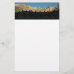 Morning Red Rocks at Zion National Park Stationery