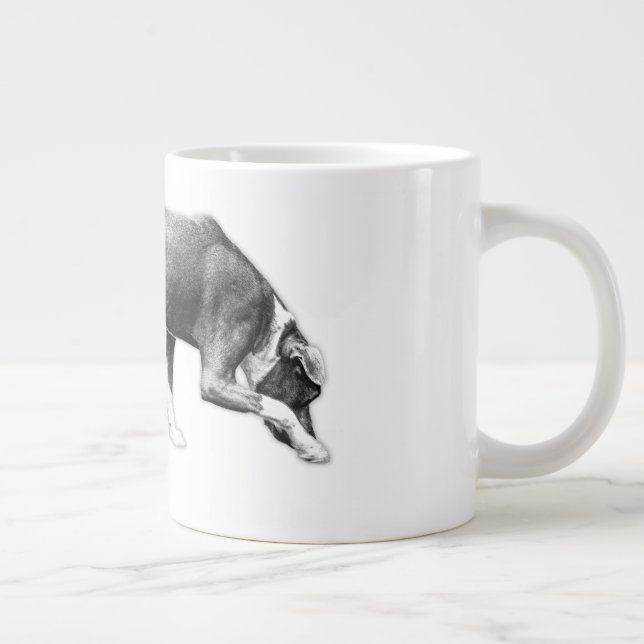 Morning Scout – Sniffing Stride Giant Coffee Mug (Right)