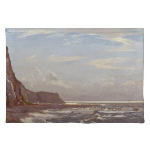 Morning Seashore on the Isle of Wight (by Talmage) Cloth Placemat