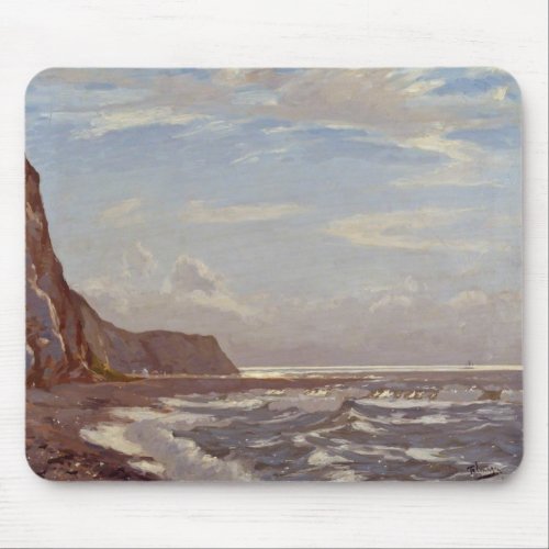 Morning Seashore on the Isle of Wight Mouse Pad