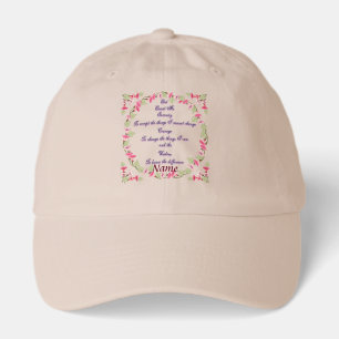 Morning Serenity Prayer hat