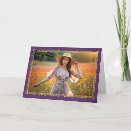 Morning Serenity Womans Birthday Card