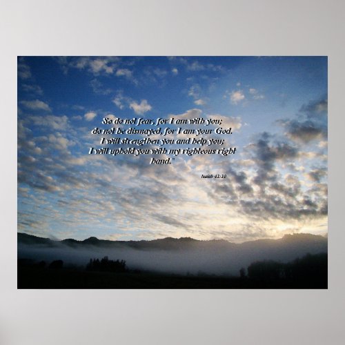 Morning Sky  Mist Isaiah 4110 Print