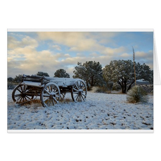 Morning Snow at Dawn's Early Light Cards (Front Horizontal)