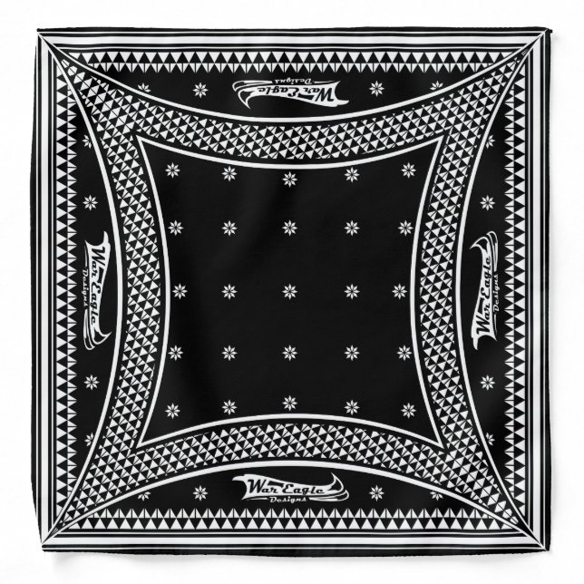 Morning Star (Black) Bandana (Front)