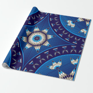 Morning Star (Blue) Wrapping Paper