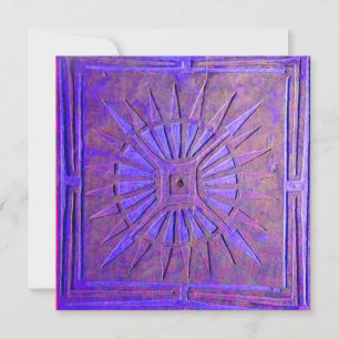 MORNING STAR , bright blue,white Announcement