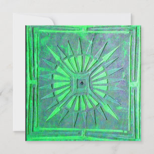 MORNING STAR , bright green white Announcement