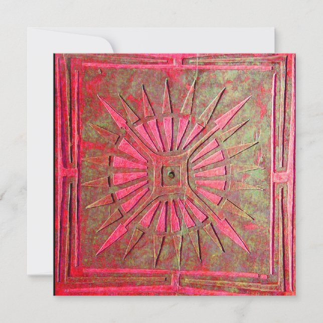 MORNING STAR , bright red Announcement (Front)