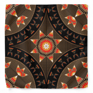 Morning Star (Brown) Bandana
