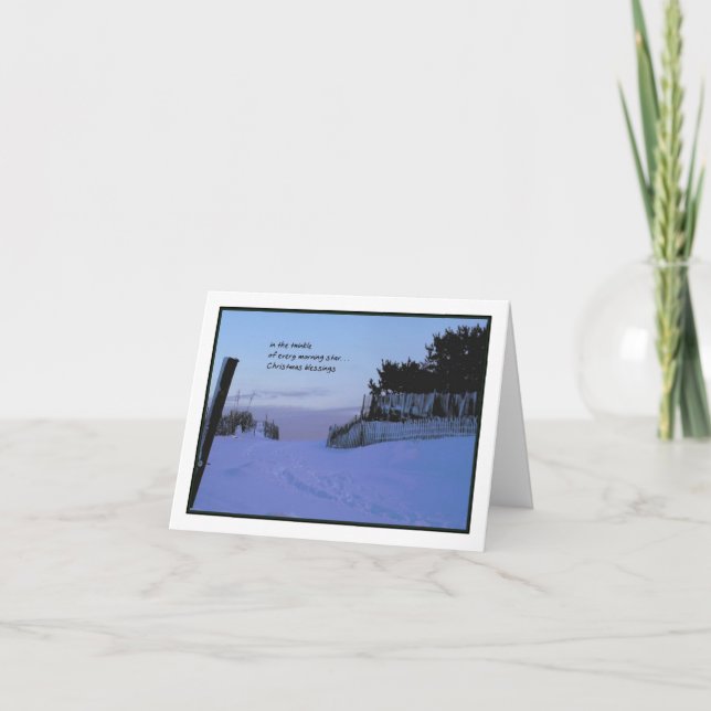 Morning Star Christmas Holiday Card (Front)